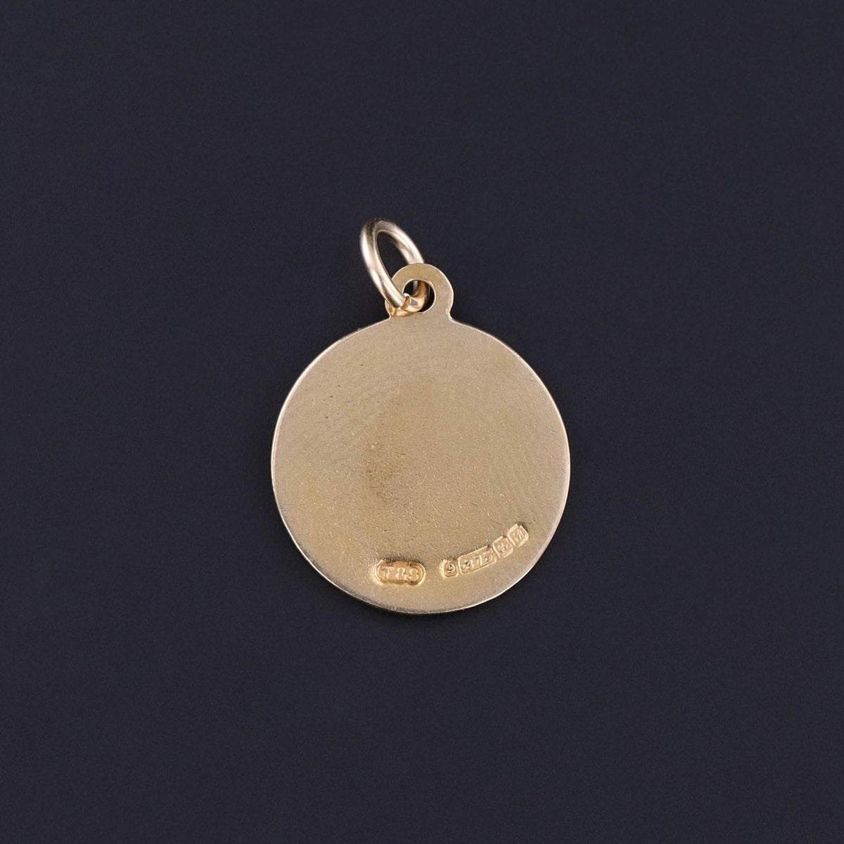 Vintage Saint Christopher Charm of 9ct Gold - Trademark Antiques