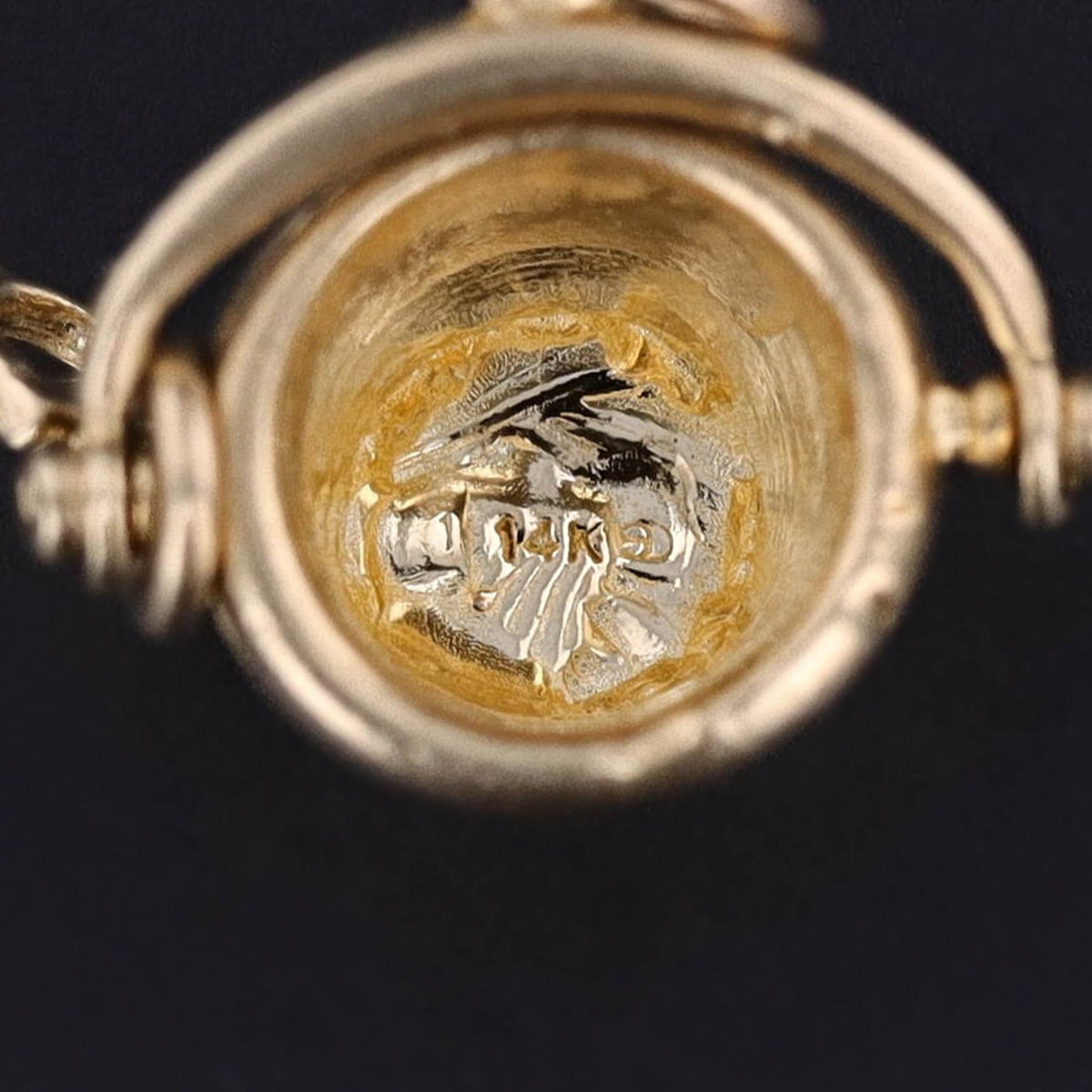 Vintage Sand Bucket Charm of 14k Gold - Trademark Antiques