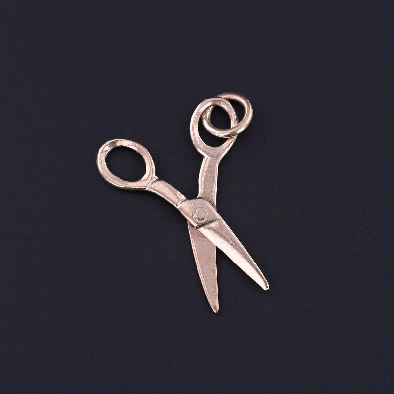 Vintage Scissors Charm of 10k Gold - Trademark Antiques