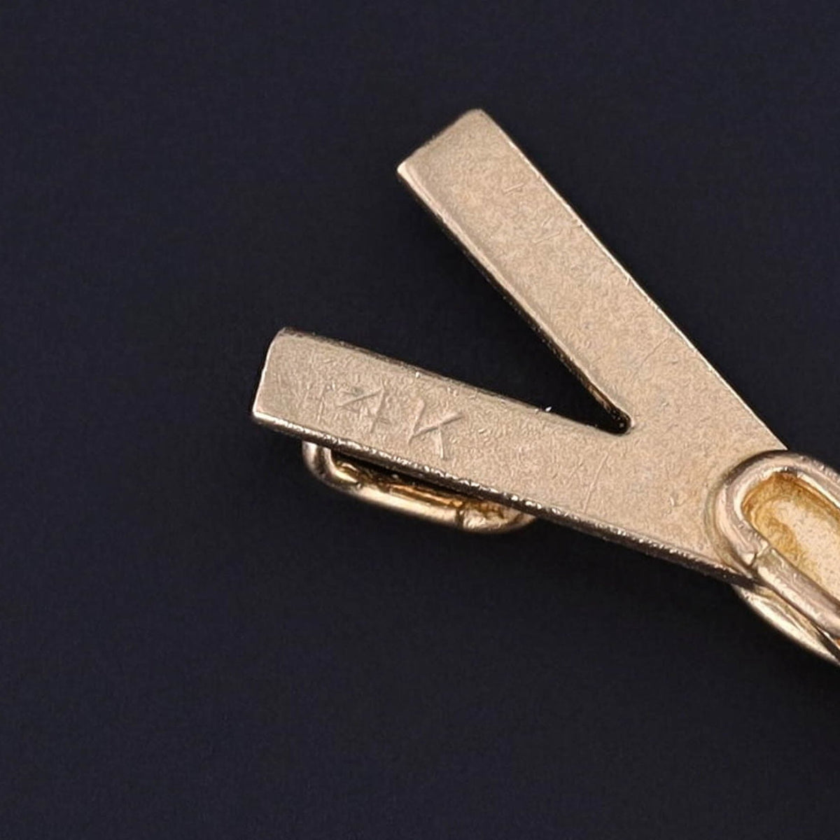 Vintage Skis Charm of 14k Gold - Trademark Antiques