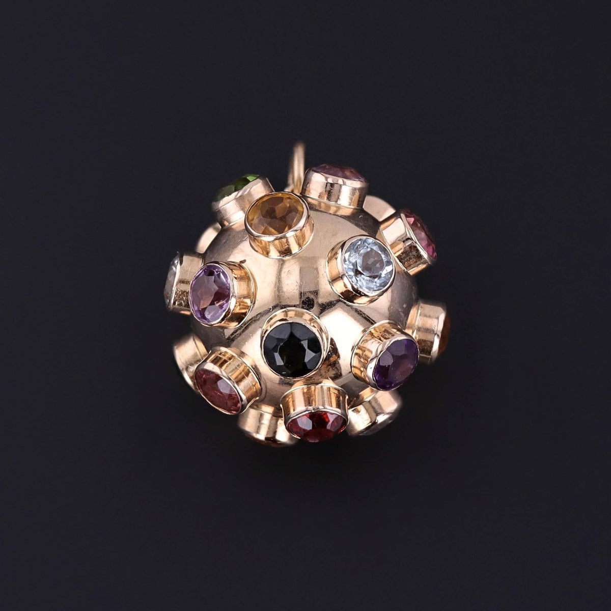 Vintage Sputnik Pendant of 18k Gold - Trademark Antiques