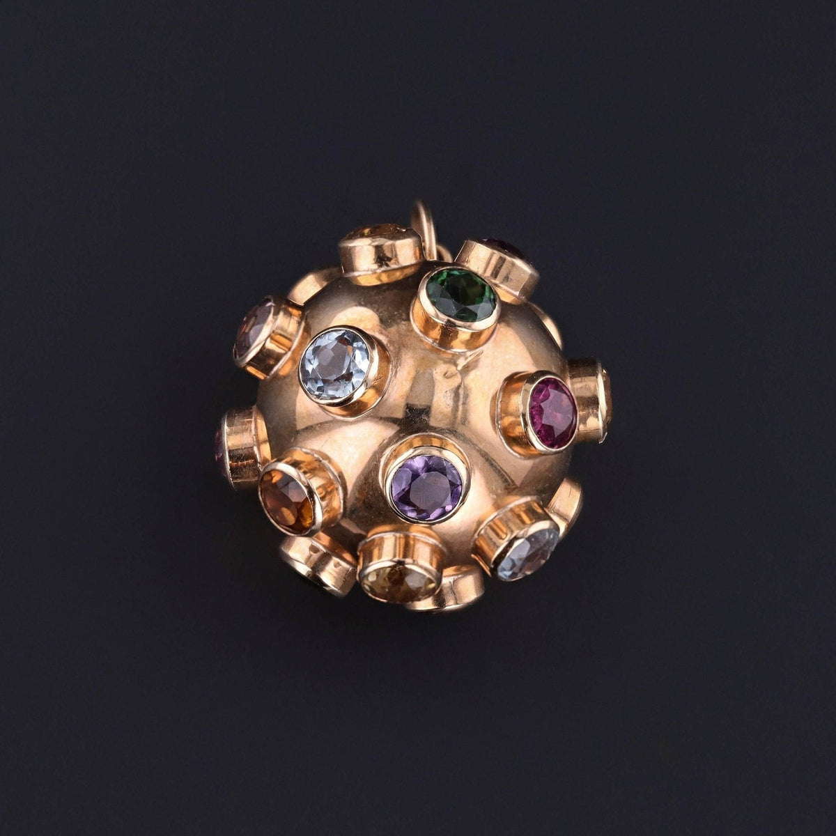 Vintage Sputnik Pendant of 18k Gold - Trademark Antiques