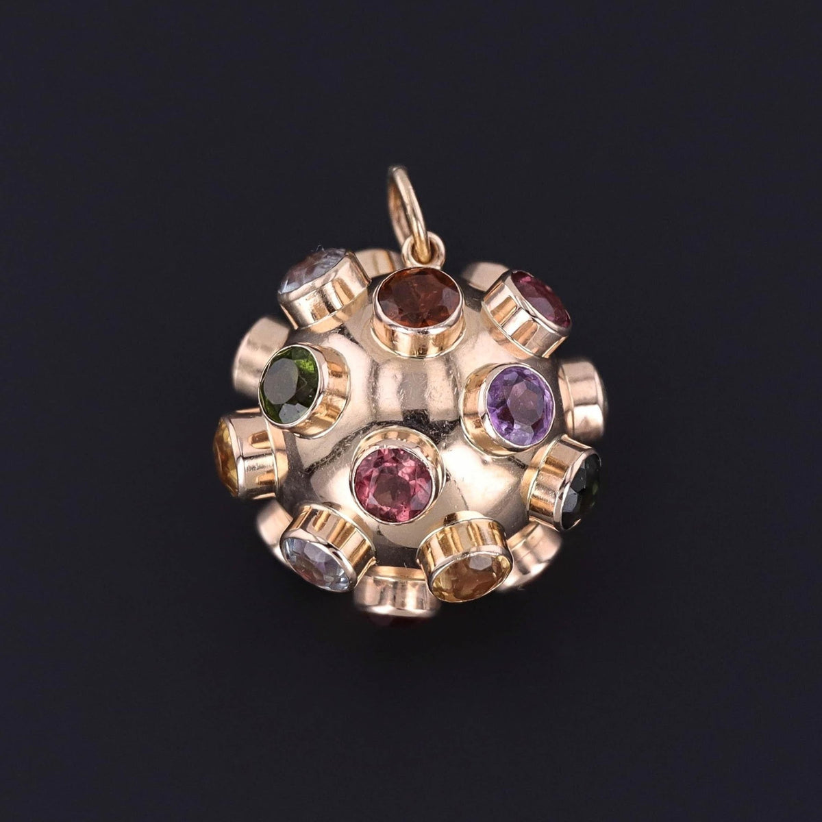 Vintage Sputnik Pendant of 18k Gold - Trademark Antiques