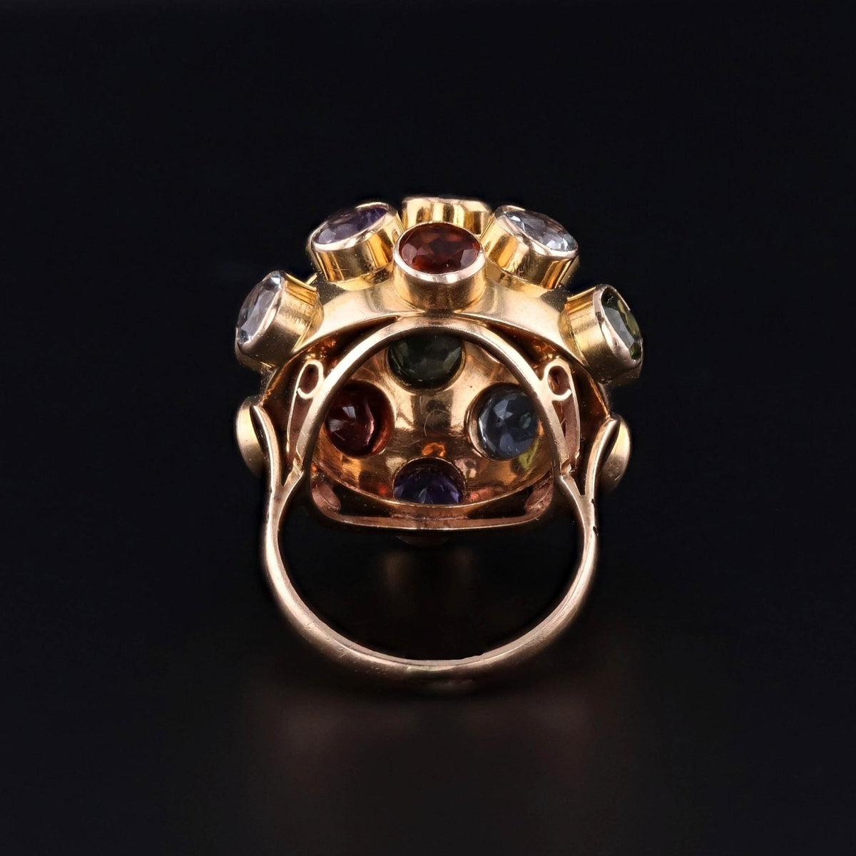 Vintage Sputnik Ring of 18k Gold - Trademark Antiques