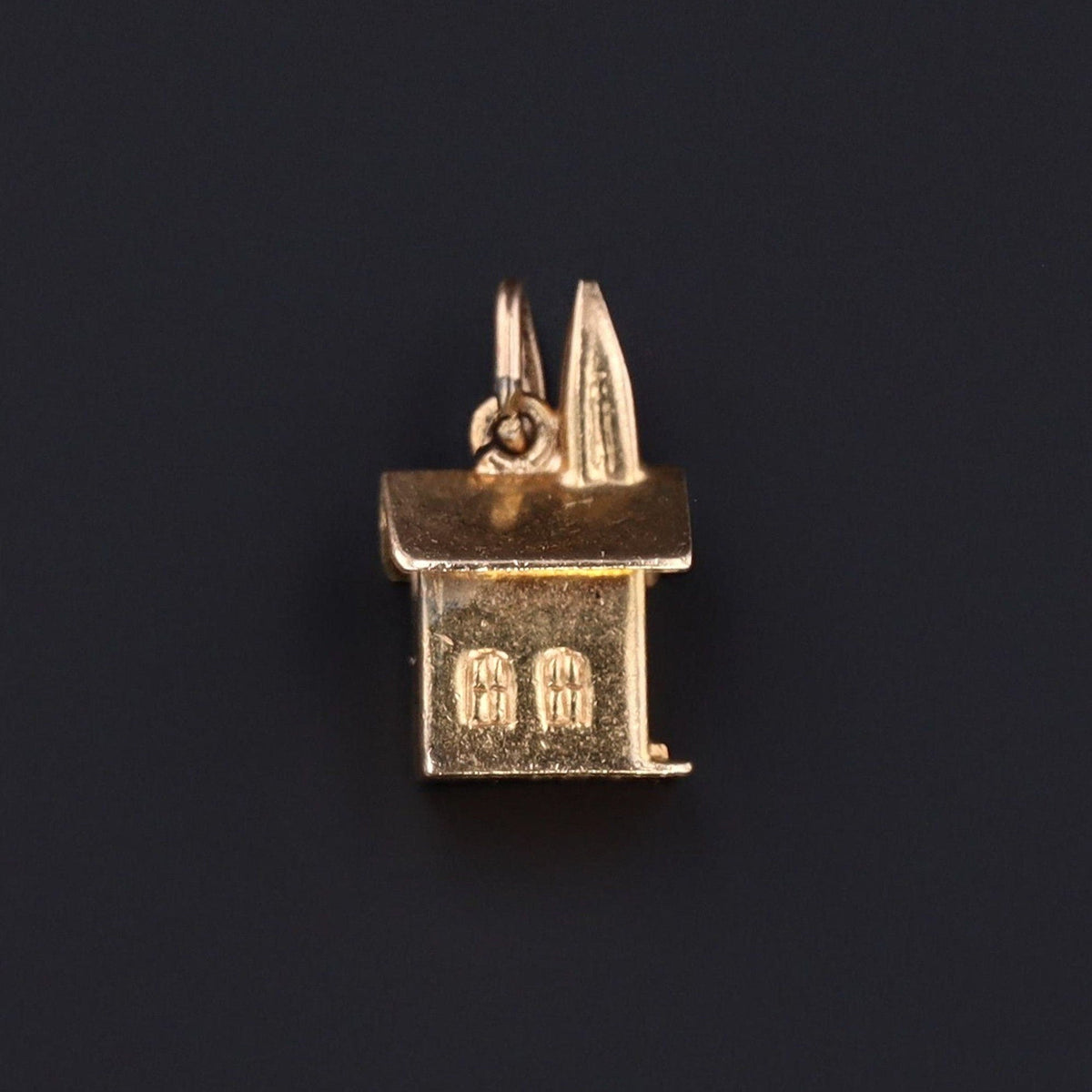 Vintage Stanhope Church Charm of 14k Gold - Trademark Antiques