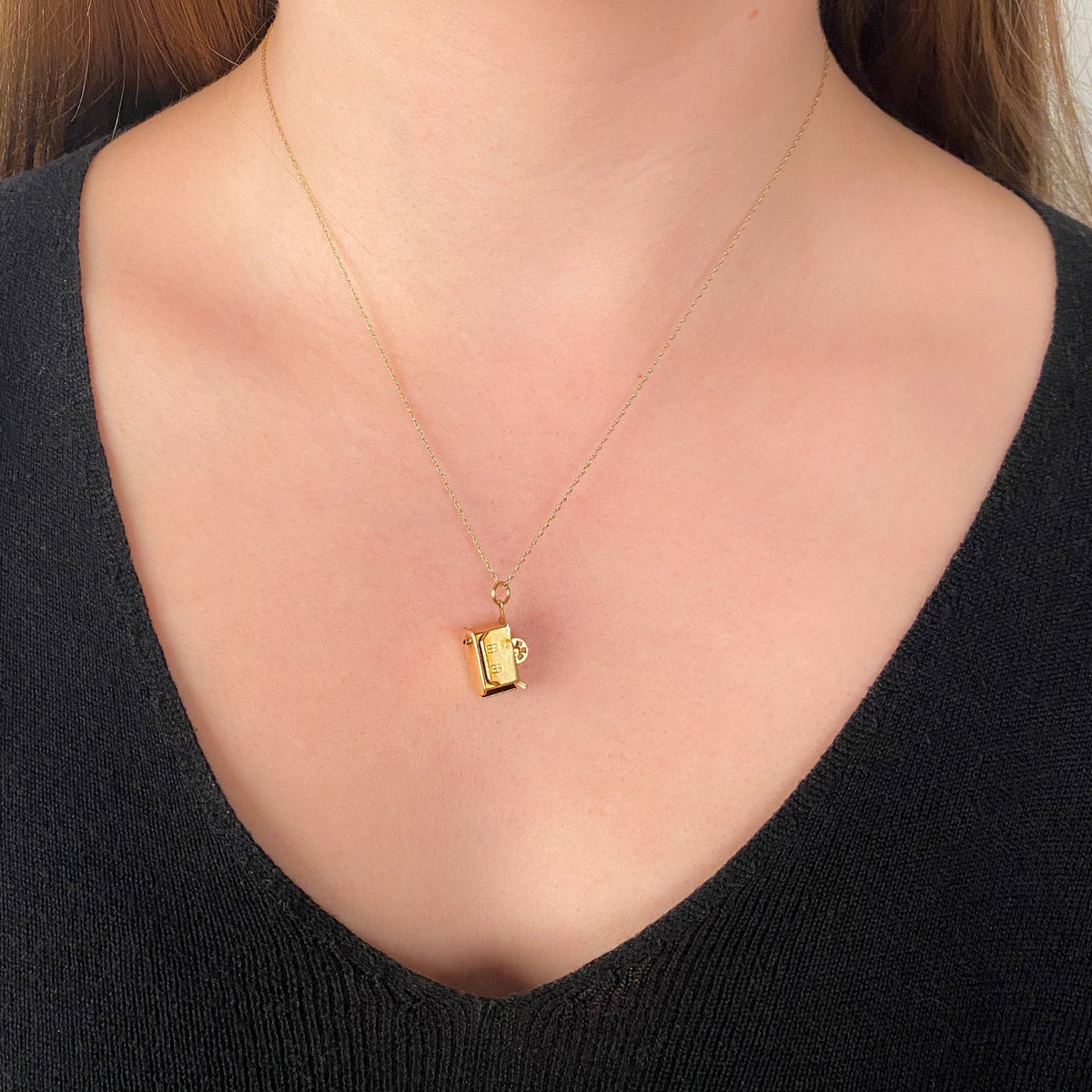 Vintage Tiny Home Charm of 14k Gold - Trademark Antiques