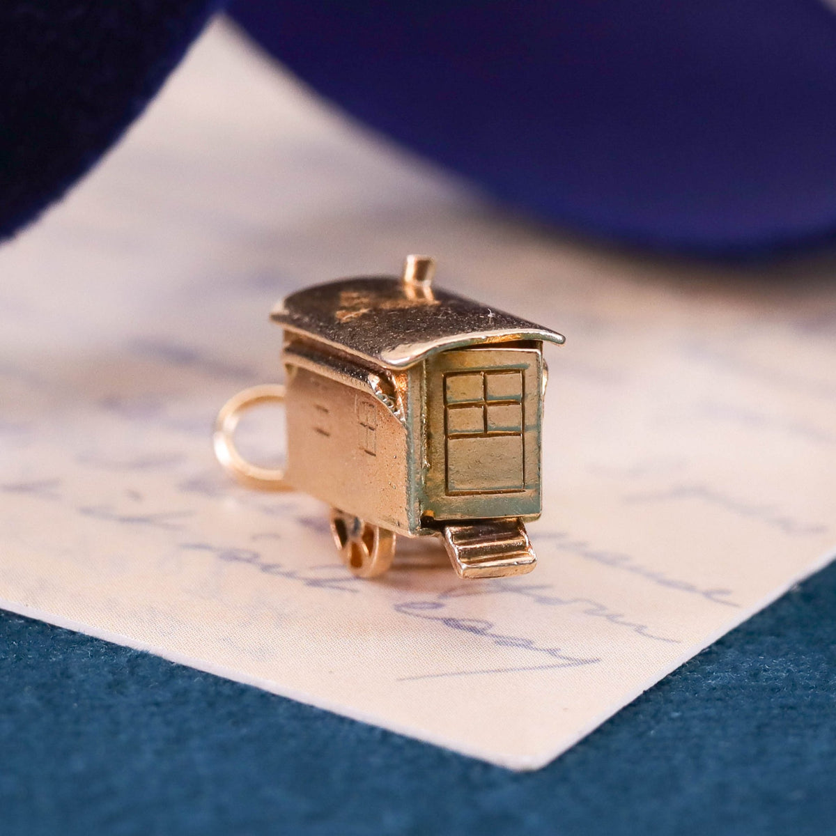 Vintage Tiny Home Charm of 14k Gold - Trademark Antiques