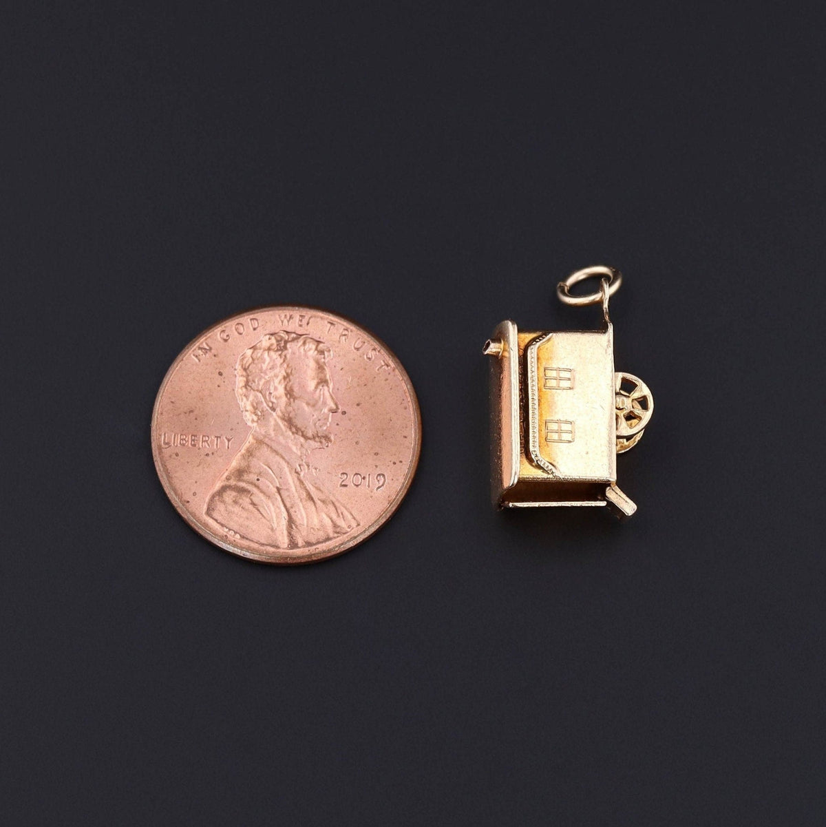 Vintage Tiny Home Charm of 14k Gold - Trademark Antiques