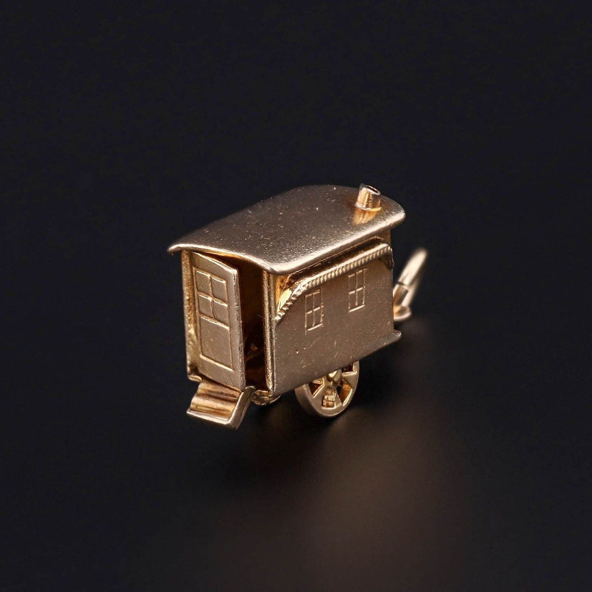 Vintage Tiny Home Charm of 14k Gold - Trademark Antiques