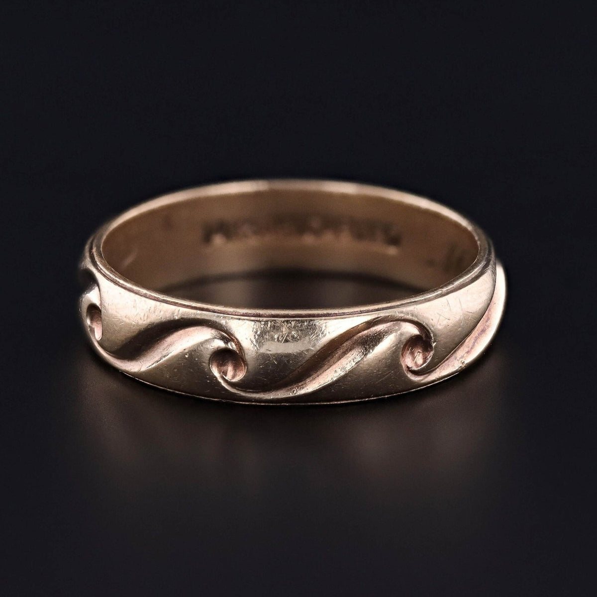 Vintage Wedding Band of 14k Gold - Trademark Antiques
