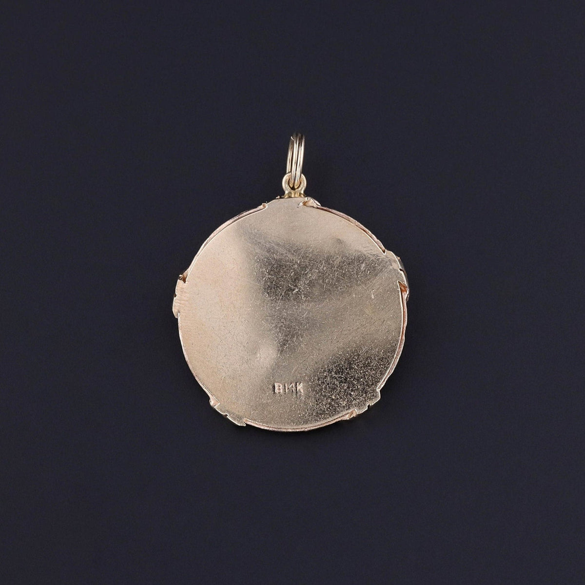 Vintage Wedding Ring Pendant of 14k Gold - Trademark Antiques