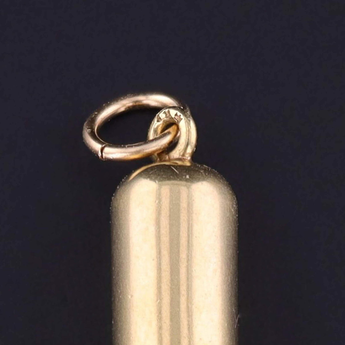 Vintage Whistle Charm of 14k Gold - Trademark Antiques