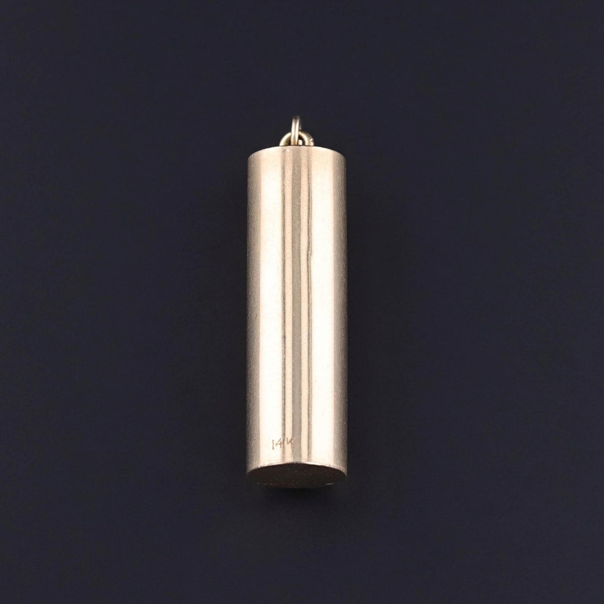 Vintage Working Thermometer Pendant of 14k Gold - Trademark Antiques