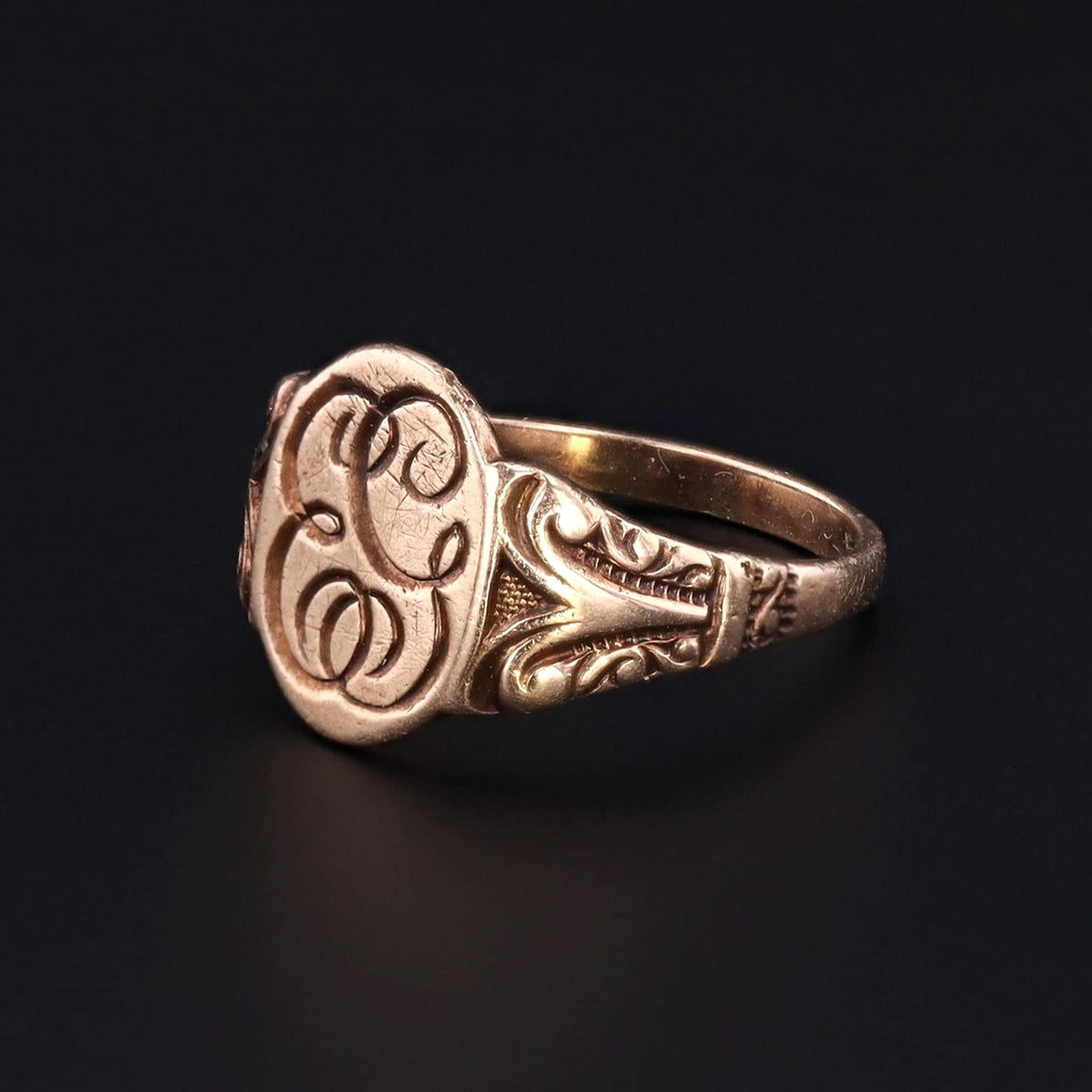 10k Gold Baby Ring | Antique Baby Ring - Trademark Antiques