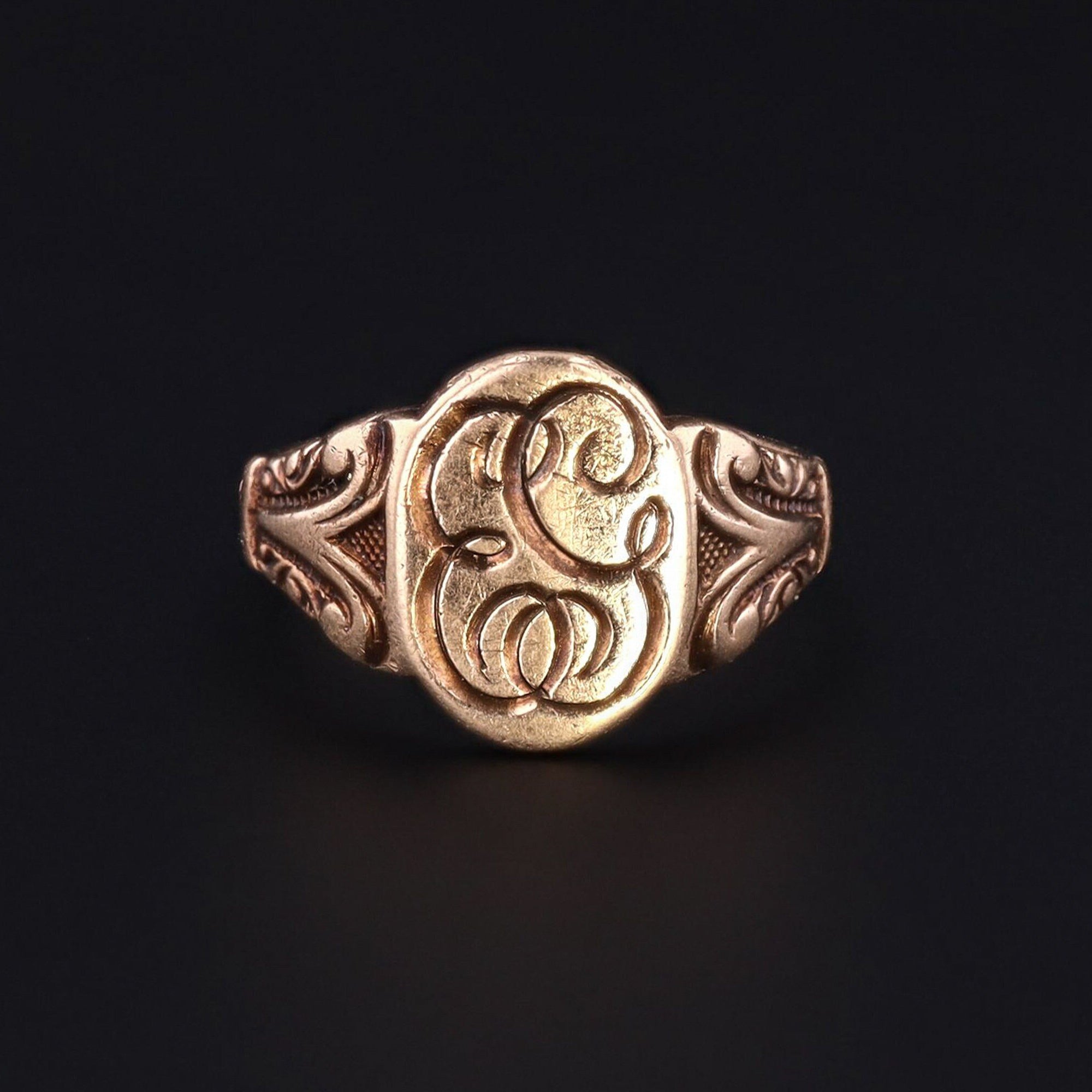 10k Gold Baby Ring | Antique Baby Ring - Trademark Antiques