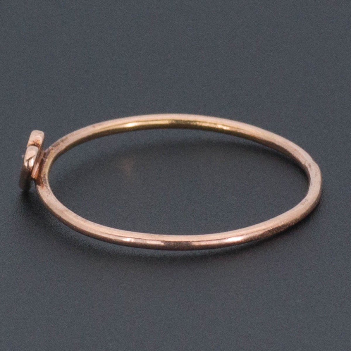 10k Gold Heart Ring | Rose Gold Ring - Trademark Antiques