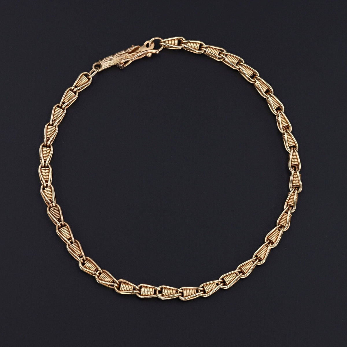 14k Gold Bracelet | Vintage Bracelet - Trademark Antiques