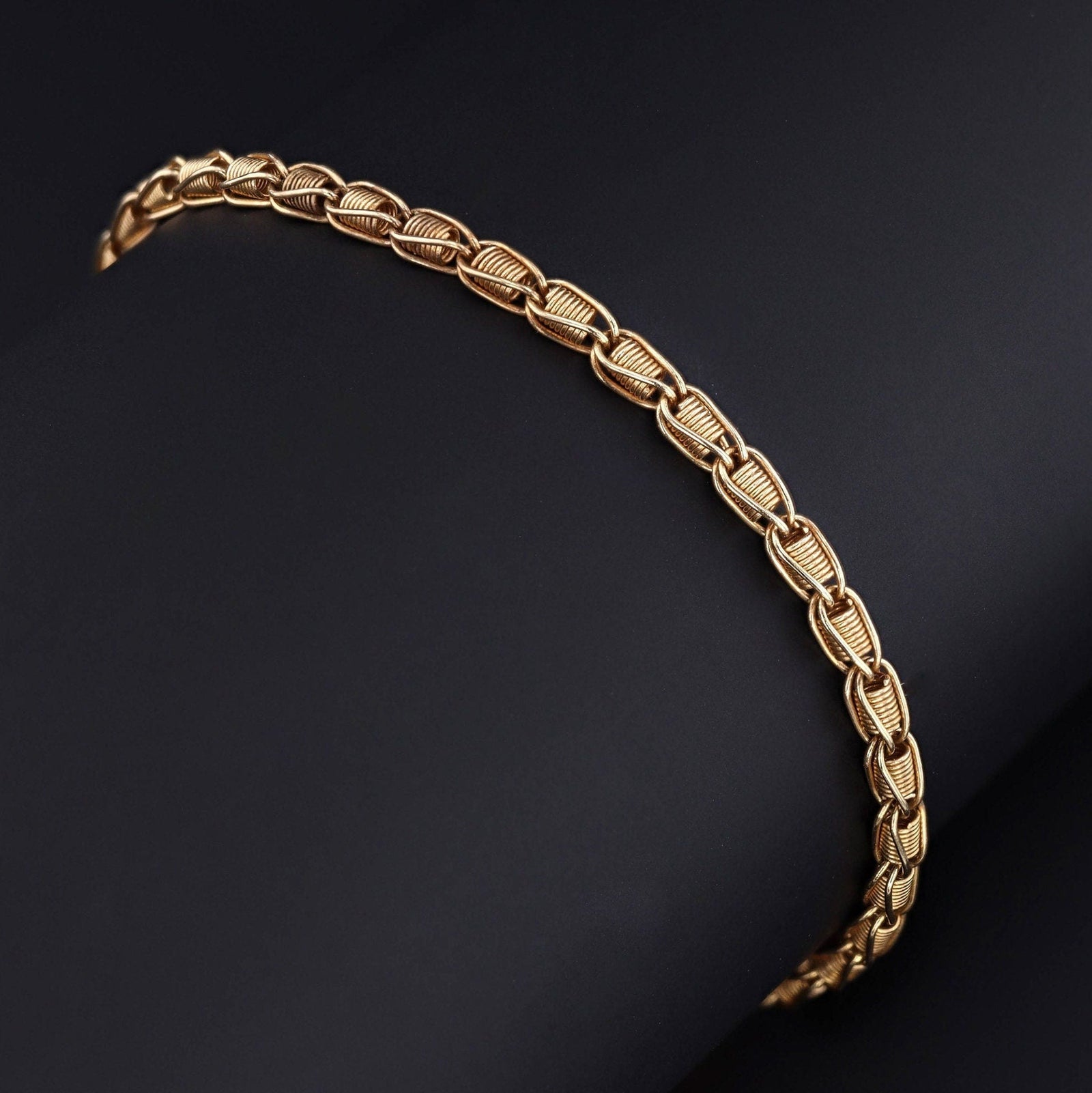 14k Gold Bracelet | Vintage Bracelet - Trademark Antiques