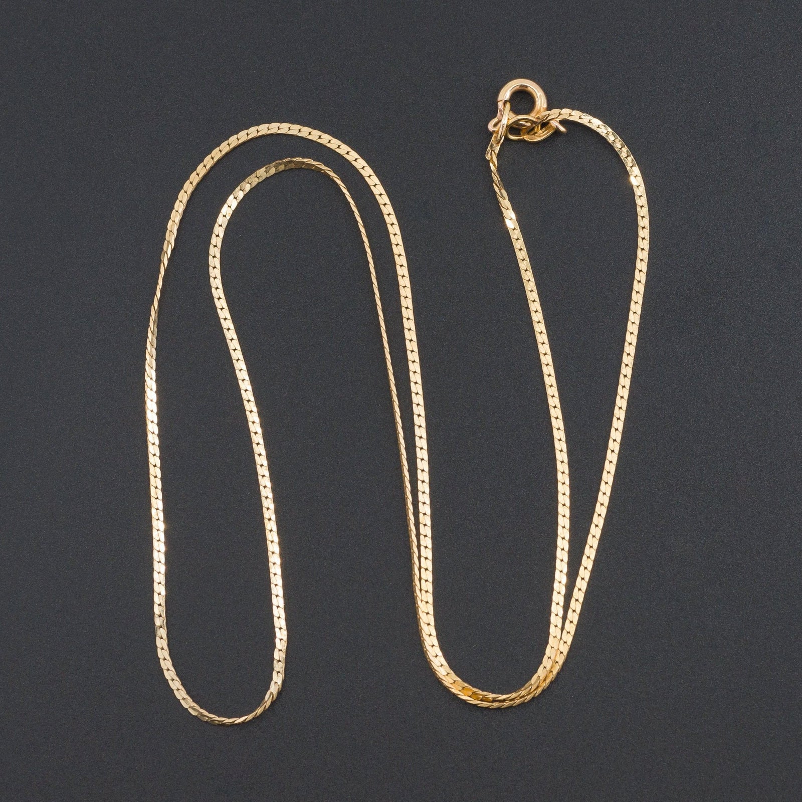 14k Gold Cable Chain | Vintage 14k Chain - Trademark Antiques