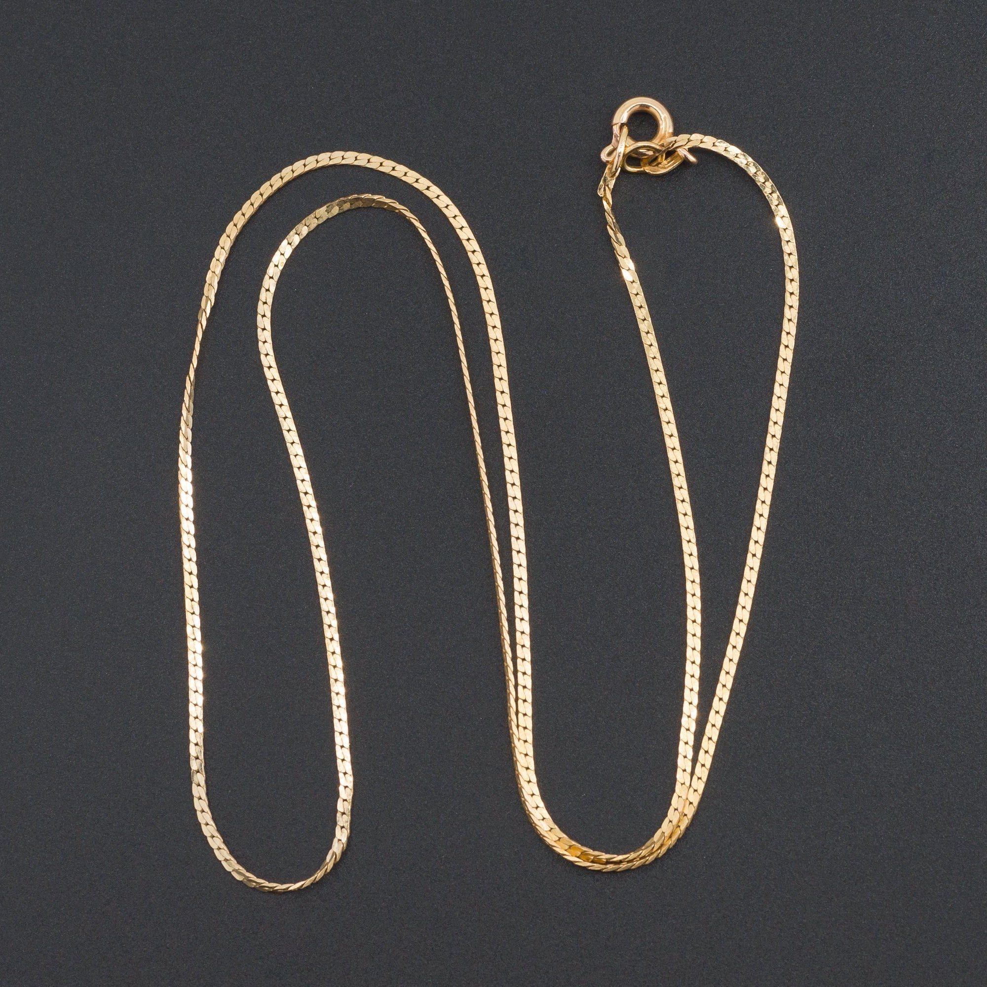 14k Gold Cable Chain | Vintage 14k Chain - Trademark Antiques