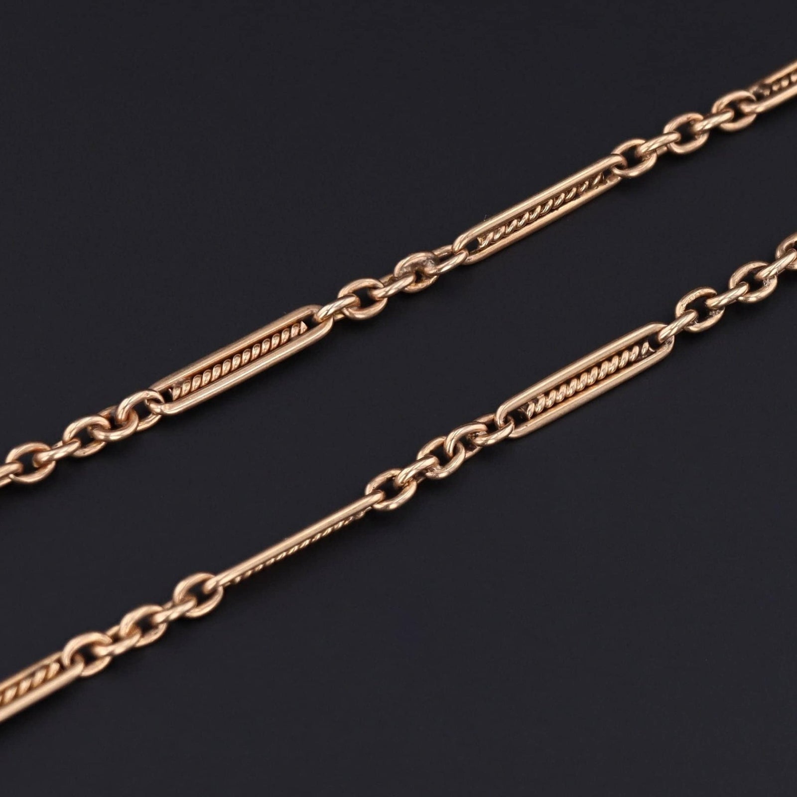 14k Gold Chain | Antique 14k Chain - Trademark Antiques