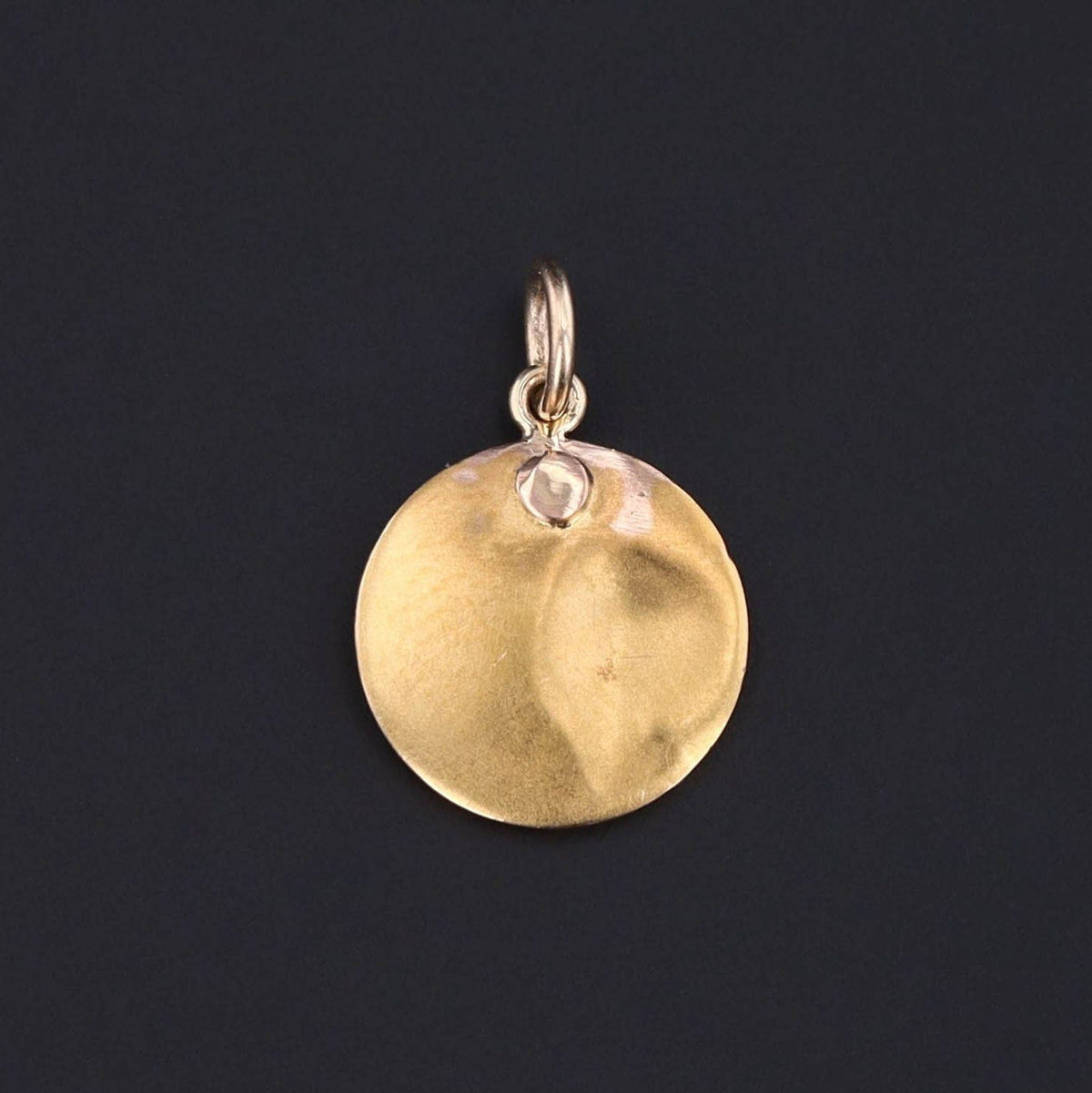 14k Gold Charm | Antique Woman with Birds Charm - Trademark Antiques