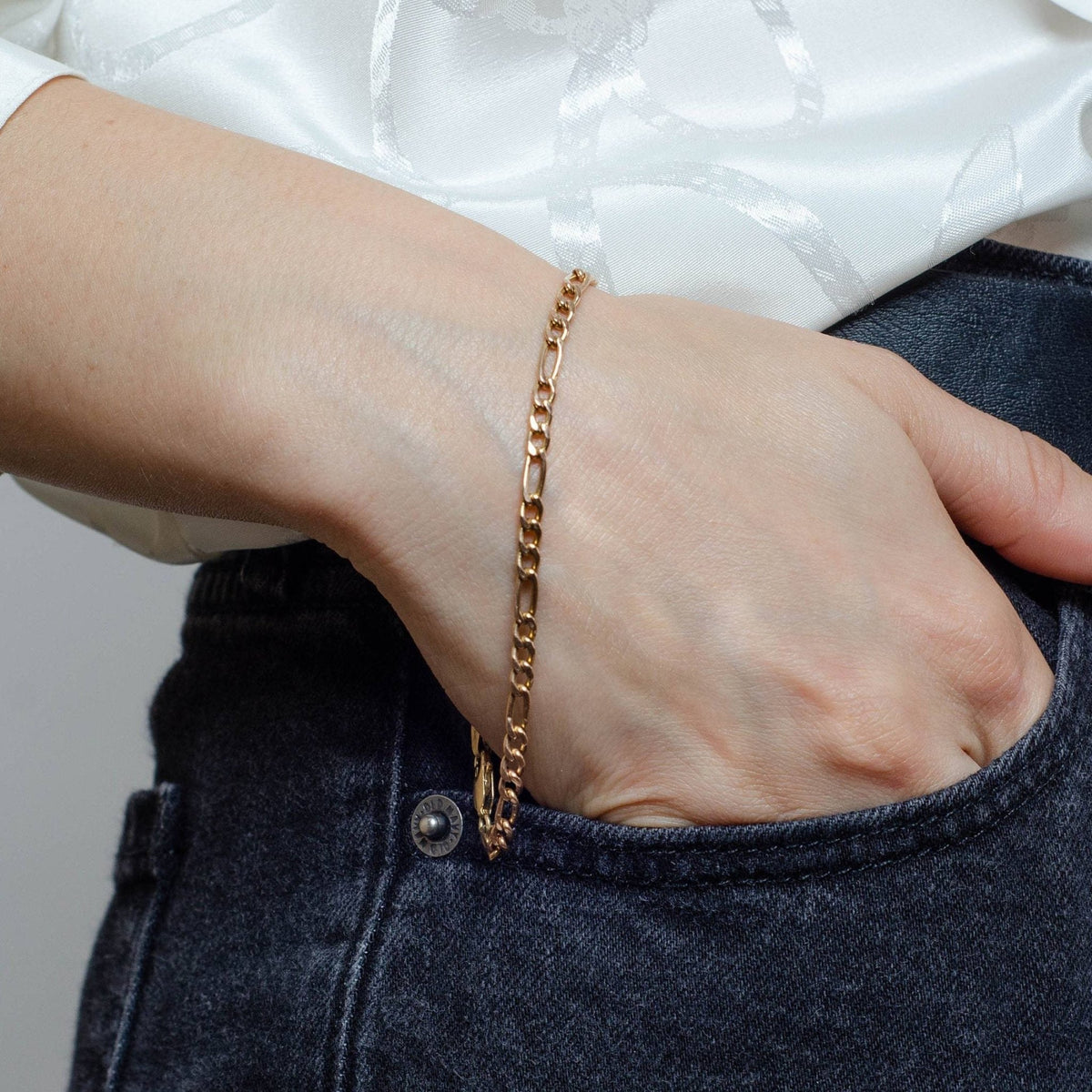 14k Gold Charm Bracelet | Vintage Charm Bracelet - Trademark Antiques