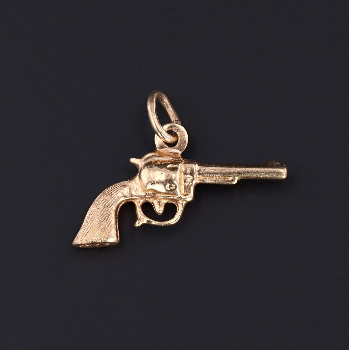 14k Gold Charm | Pistol Charm - Trademark Antiques