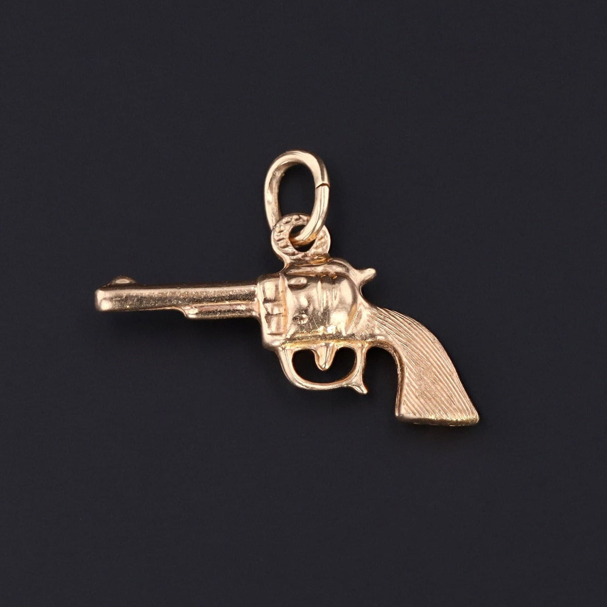 14k Gold Charm | Pistol Charm - Trademark Antiques