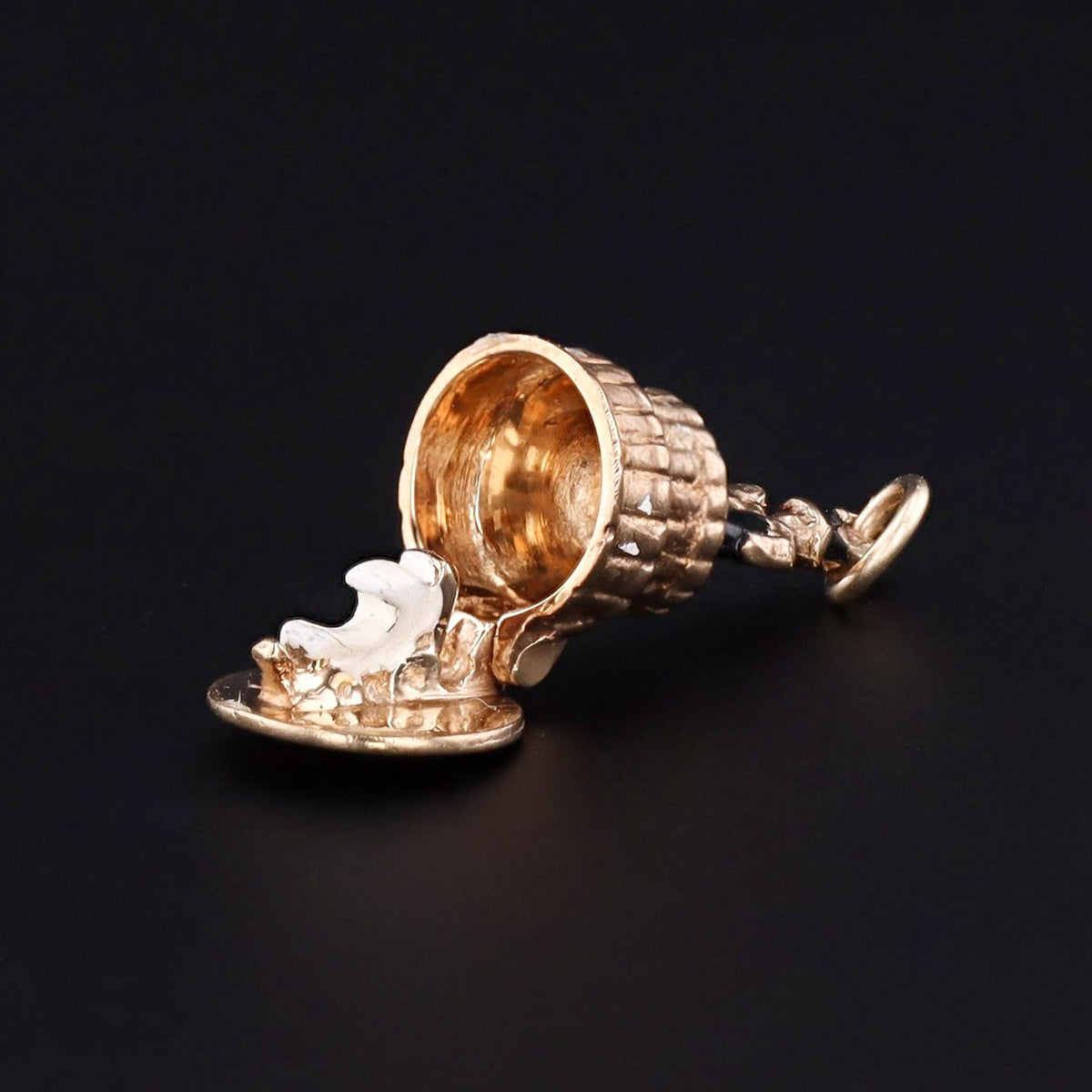 14k Gold Charm | Wedding Charm - Trademark Antiques