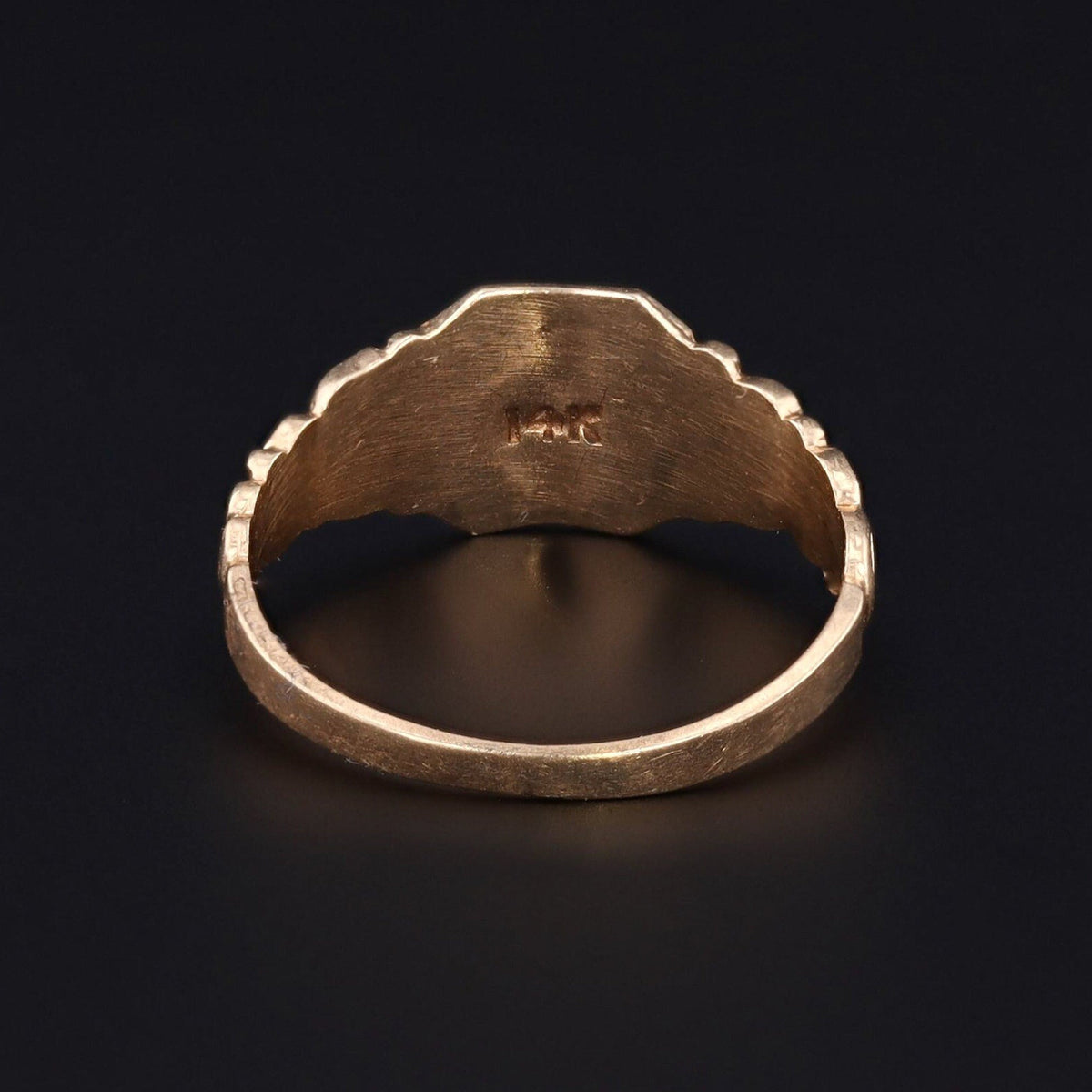 14k Gold Pinky Ring | Antique Child's Ring - Trademark Antiques