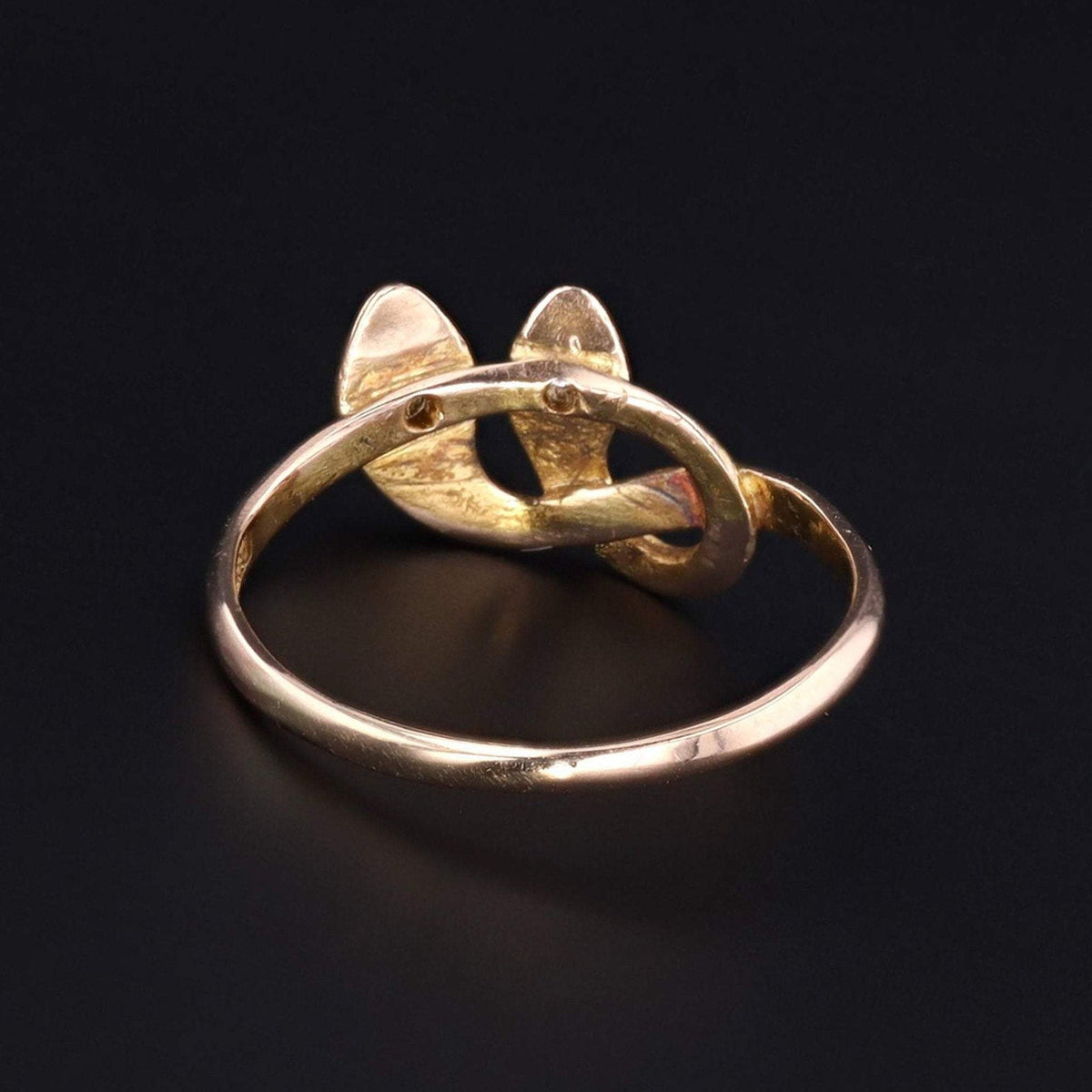 14k Gold Snake Ring | Antique Snake Ring - Trademark Antiques