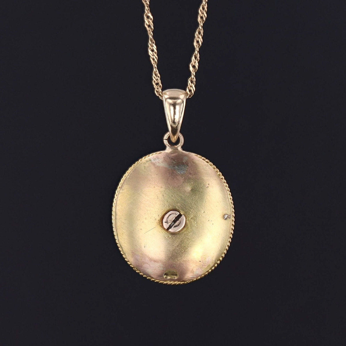 14k Gold Star Pendant | Victorian Star Pendant - Trademark Antiques