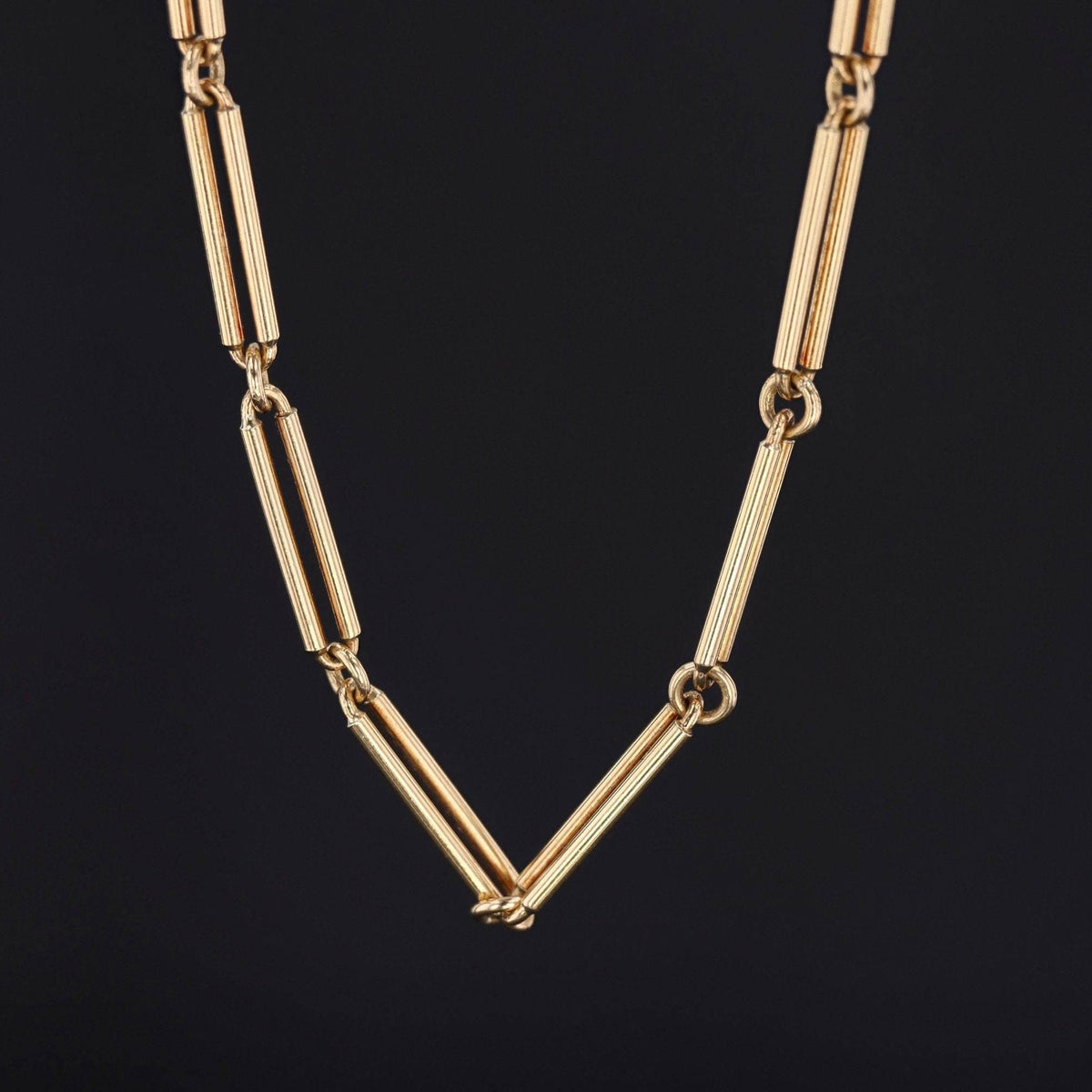 18k Gold Chain | Vintage 18k Chain - Trademark Antiques