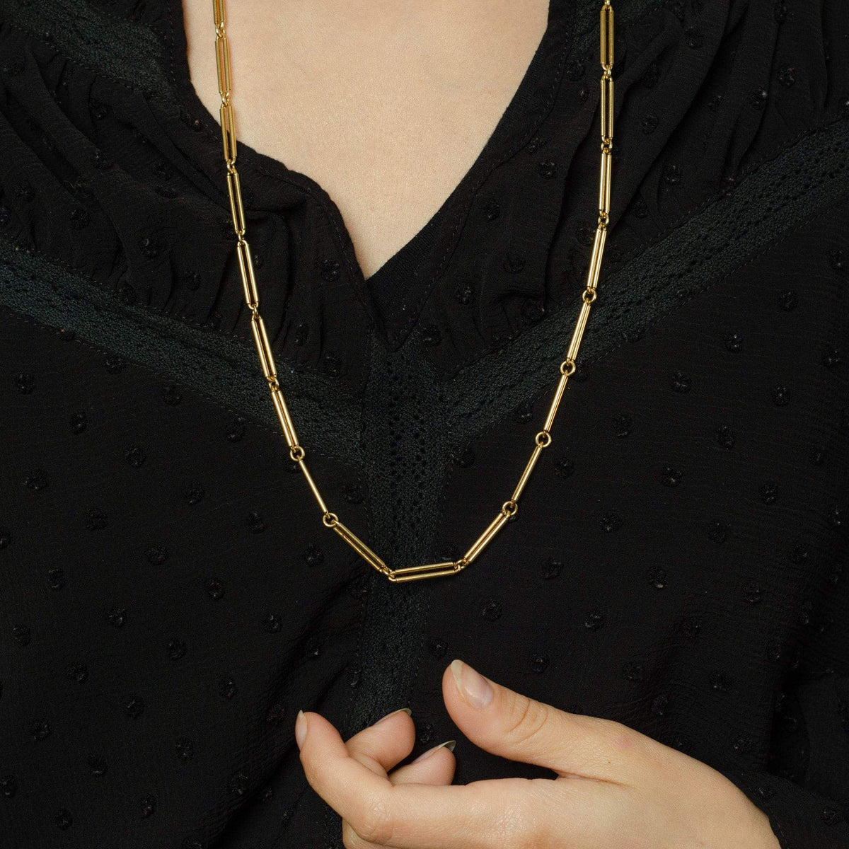 18k Gold Chain | Vintage 18k Chain - Trademark Antiques