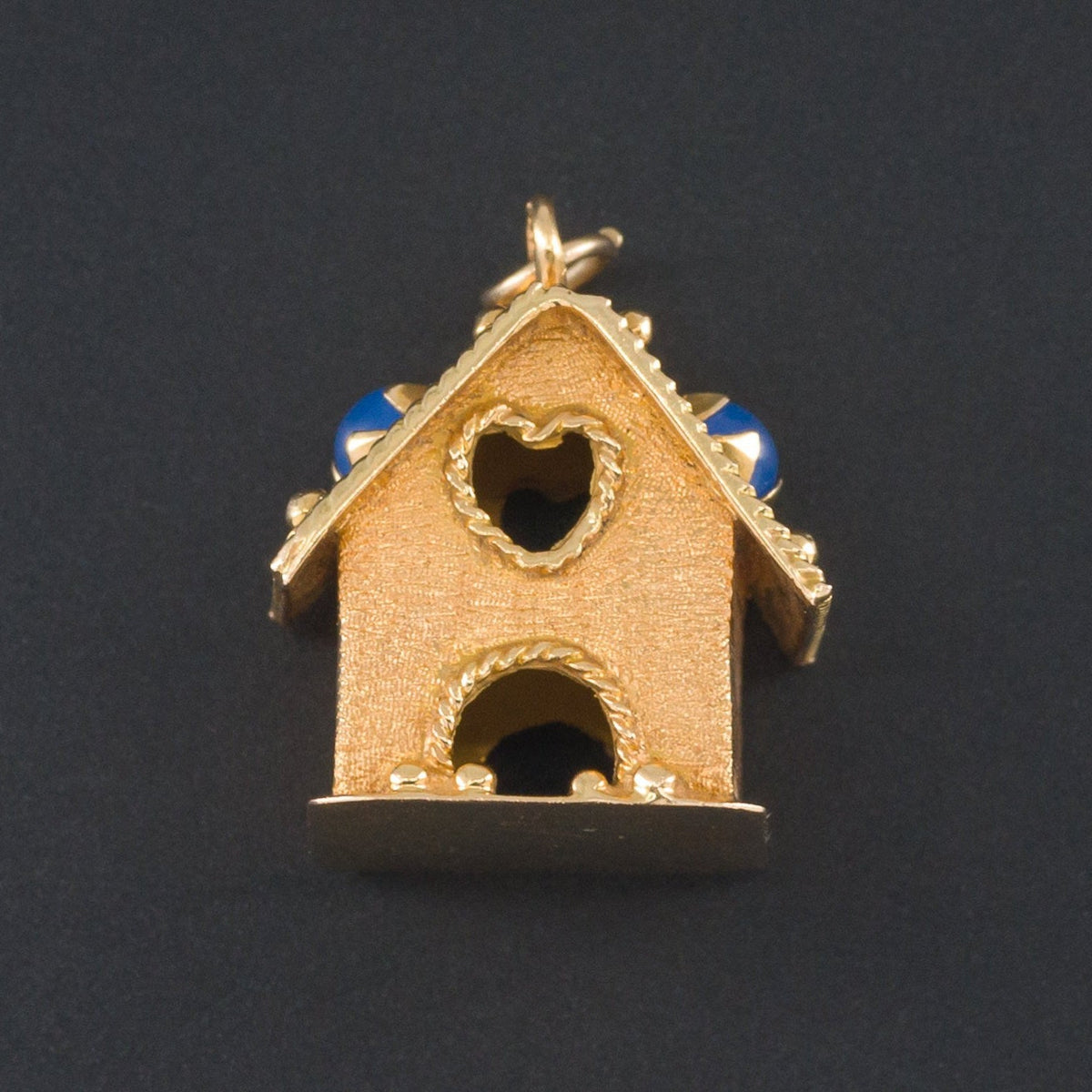 18k Gold House Charm | Vintage 18k Gold Charm - Trademark Antiques