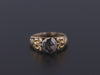Georgian Rose Cut Diamond Ring of 14k Gold