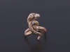 Vintage Snake Ring of 14k Gold