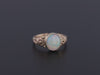 Antique Reproduction Opal Flower Ring of 14k Gold