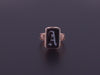 Antique Letter A Intaglio Ring of 10k Gold