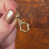 Antique Swivel Charm Holder Clasp of 18k Gold
