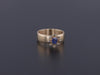 Antique Sapphire & Diamond Conversion Ring of 14k Gold
