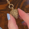 Antique Heart Locket of 14k Gold