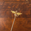 Antique Egyptian Revival Stick Pin of 14k Gold