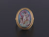 Antique Enamel Cherub Ring of 22ct Gold