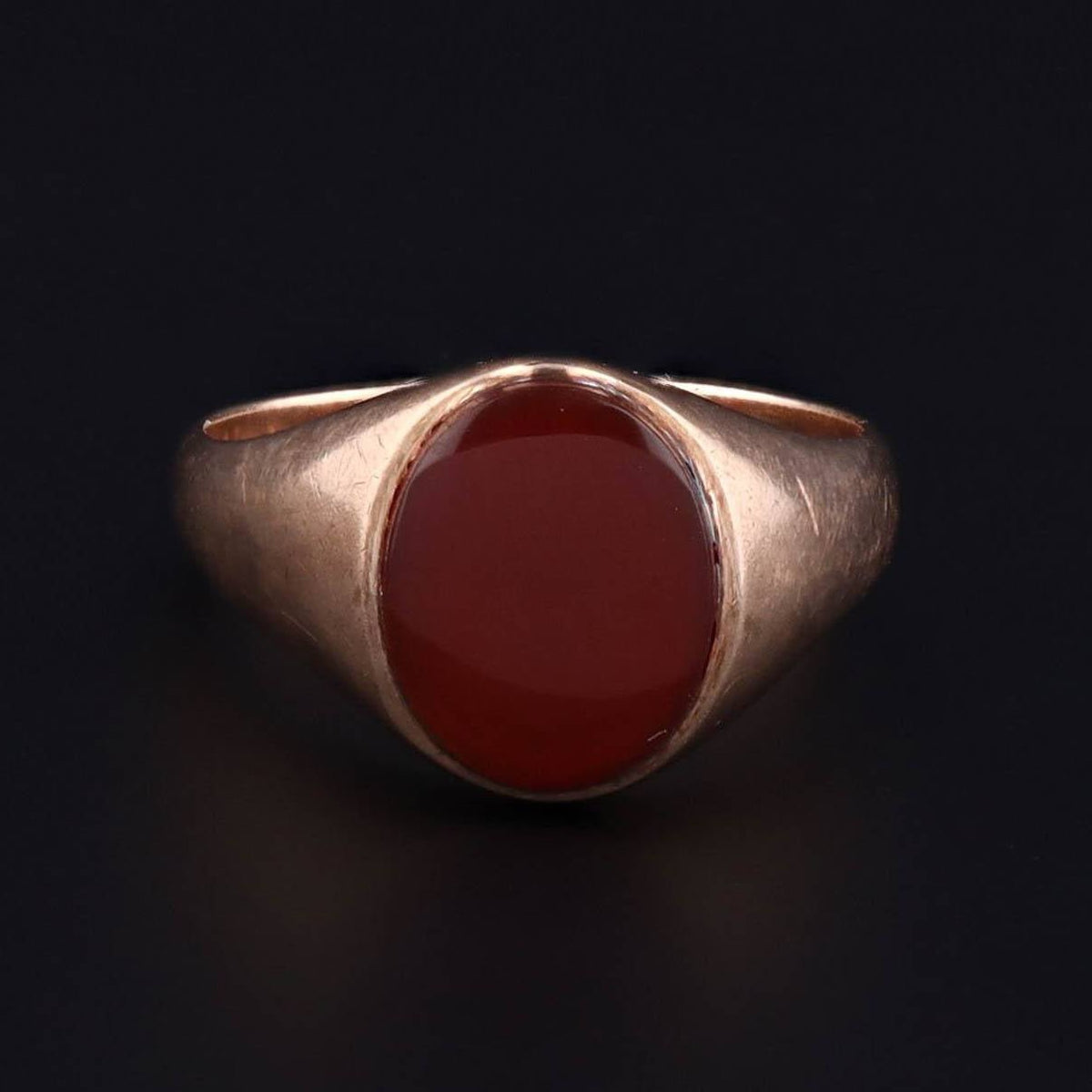 Agate Ring | Vintage Agate Ring - Trademark Antiques