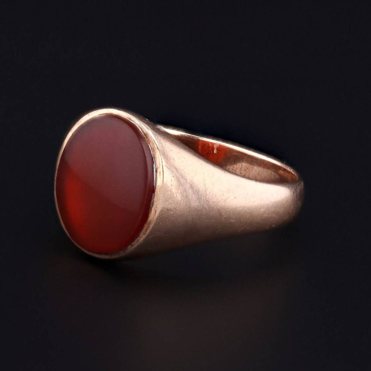 Agate Ring | Vintage Agate Ring - Trademark Antiques