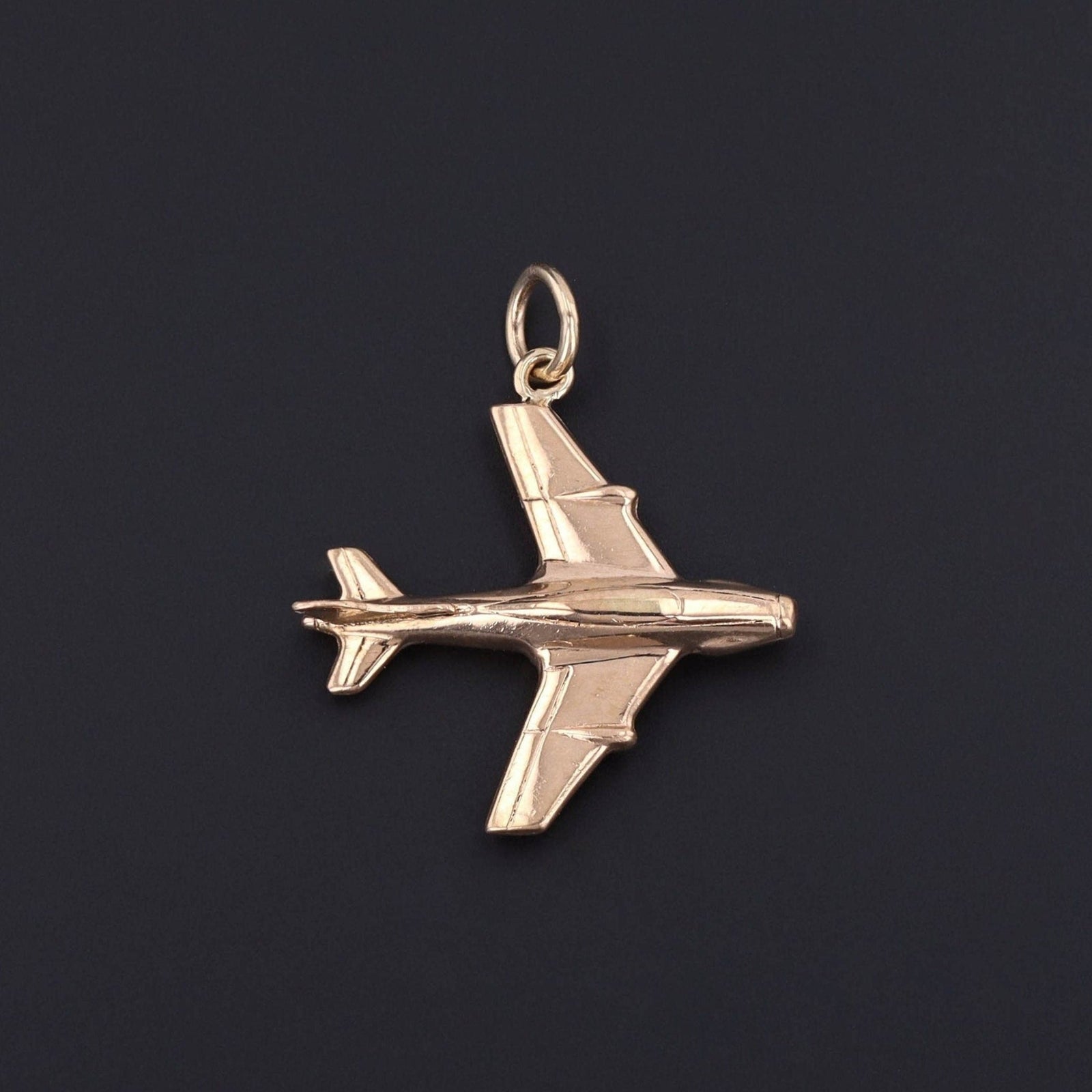 Airplane Pendant | Jet Charm - Trademark Antiques