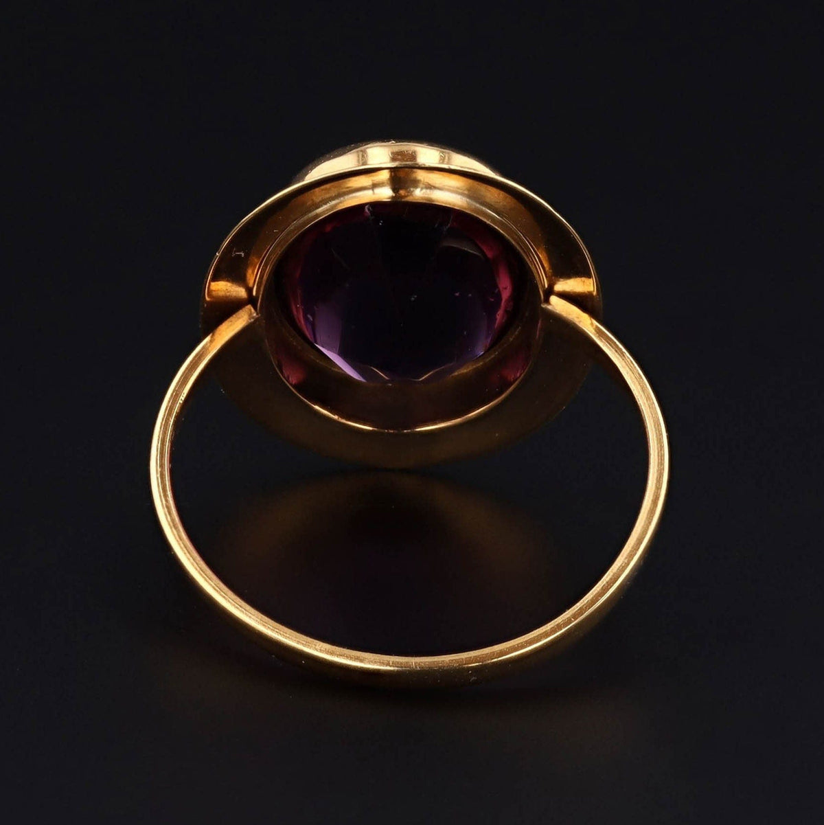 Amethyst Ring | 14k Gold &amp; Amethyst Ring - Trademark Antiques