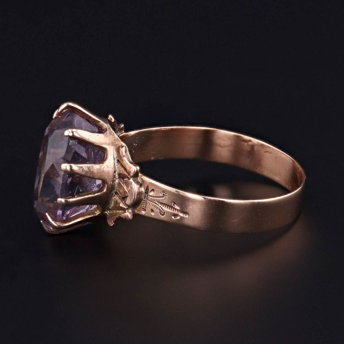 Amethyst Ring | Antique Amethyst Ring - Trademark Antiques